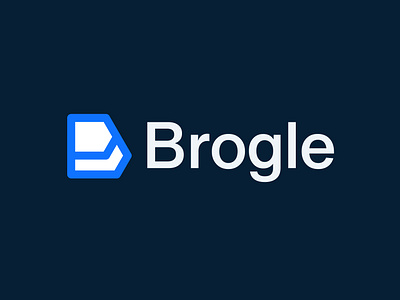 Brogle logo design b logo brand identity branding icon identity logo logo mark logodesign logomark logos logotype minimal logo modern logo vector