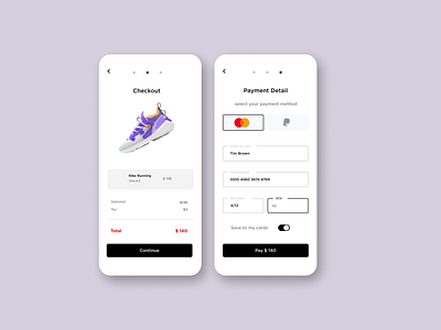 Checkout - Daily UI #002 app app design application challenge daily 100 challenge daily ui design figma flat graphic design interface design iphone 13 minimal ui uiux ux