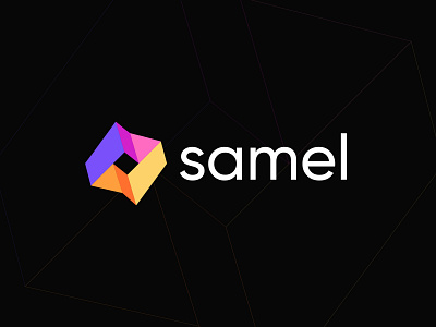 abstract 3d logo for samel 3d logo abstract abstract logo brand identity branding clean logo colorful logo eyecatching logo logo agency logo design logo designer logo mark logomark logos logotypo memorable logo minimalist logo professional logo simple logo technology