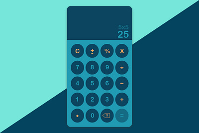 #DailyUI #004 #Calculator