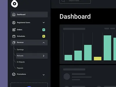 Minimal sidebar app design graphic design logo uiux ux web