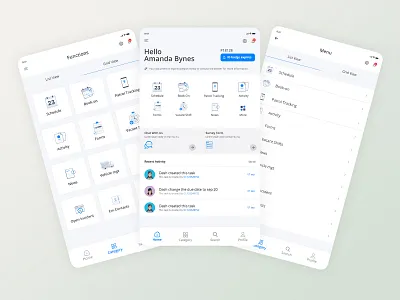 Employee Schedule & Activity App app employee mobileapp ui ux