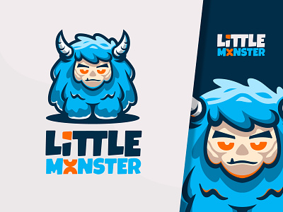 Little Monster Logo awesome brand identity branding business commission work design illustration inspiration logo logo brand logo order monster professional vector yetti