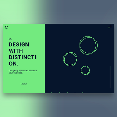 Design With Distinction chris design with distinction designui designer figma landing page ui ui design ux webdesign