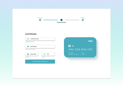 Credit Card Info Pages card credit card daily ui pages ui web design