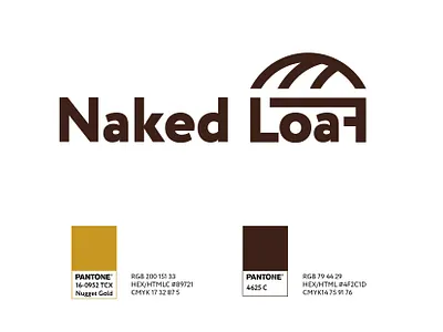 Niked Loaf Branding art branding bread design graphic illustration illustrations illustrator logo pan vector