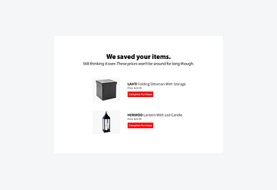 Abandoned Cart Email concept design digital design email email design interface mockup ui ux web design webdesign
