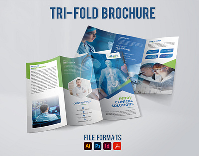 Trifold Brochure Design brand identity brochure design flyer layout print trifold