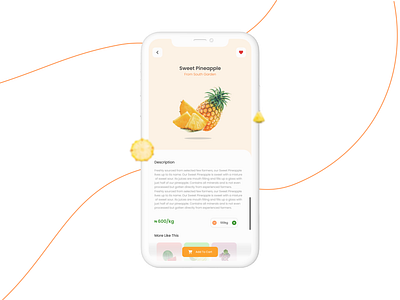 Fruit Shop Screen app design designs dribbble figma foodapp graphic design logo page product design productdesign tech ui uidesign uiuxdesign uxdesign websitedesign