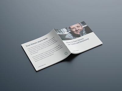 Motion Wealth Client Booklet art direction b2c booklet booklet design branding cover cover design creative direction design editorial editorial design finances financial graphic design identity modern money photography print print design