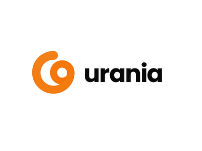 Urania 🎶 | Logo design abstract logo abstract mark app icon app logo branding letter u lettermark logo logo design logo symbols logotypes monogram music icon music logo orange logo space logo typography white space wordmark