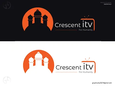 Islamic TV channel Logo design graphic design icon illustration logo logodesign