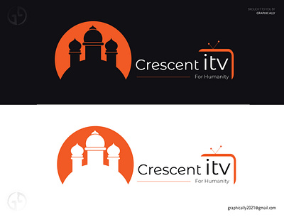 Islamic TV channel Logo design graphic design icon illustration logo logodesign