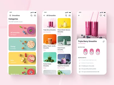 Smoothie Recipes App art