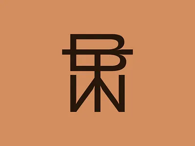 BTW Monogram design hand lettering illustration lettering lettering art logo logotype monogram sans serif type typogaphy vector wordmark