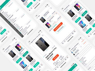 Mobile Shopping App app design mobile app ui ux