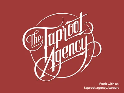 Come work with us. branding coding design development hire interface sweet skills taproot ui ux web design website wordpress