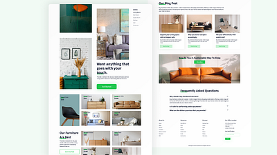 Furniture Landing Page crywood dailyui dailyuidesign decor design durniture landing figma freelance furniture landing landing page page pepperfry ui ui design uidesign uiux ux web design