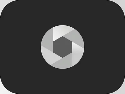 Camera Shutter Logo brand design