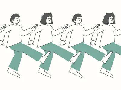 Senam artwork character design friendly graphicdesign illustration minimalist senam sporty vector