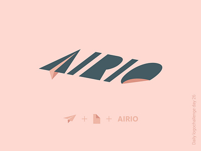 Airio logo dailylogo dailylogochallenge design graphic illustration illustrator logo logodesign logotipo typedesign typo vector