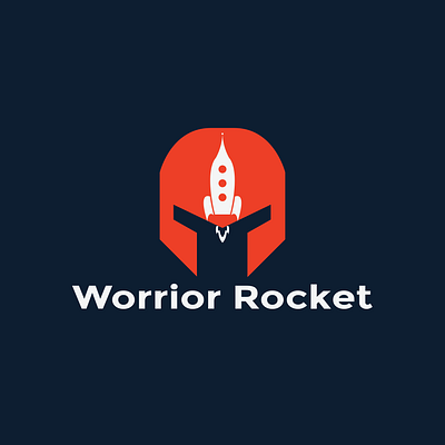 Worrior Rocket logo design design ideas inspiration logo rocket worrior