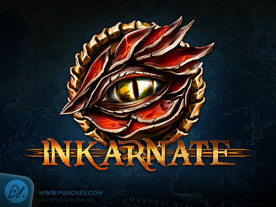 Inkarnate Logo Design 2d art game logo game logo design logodesign