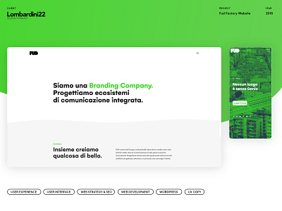 Fud Factory - Web Agency branding design graphic design ui ux
