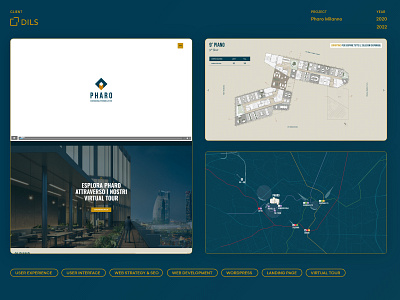 Pharo Milano - Website Concept & Development branding design graphic design ui ux