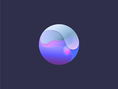 Gradient Sphere Concept 3d ball branding circle concept design gradient ideas identity illustration inspiration logo logodesign mark minimal round smooth sphere vector