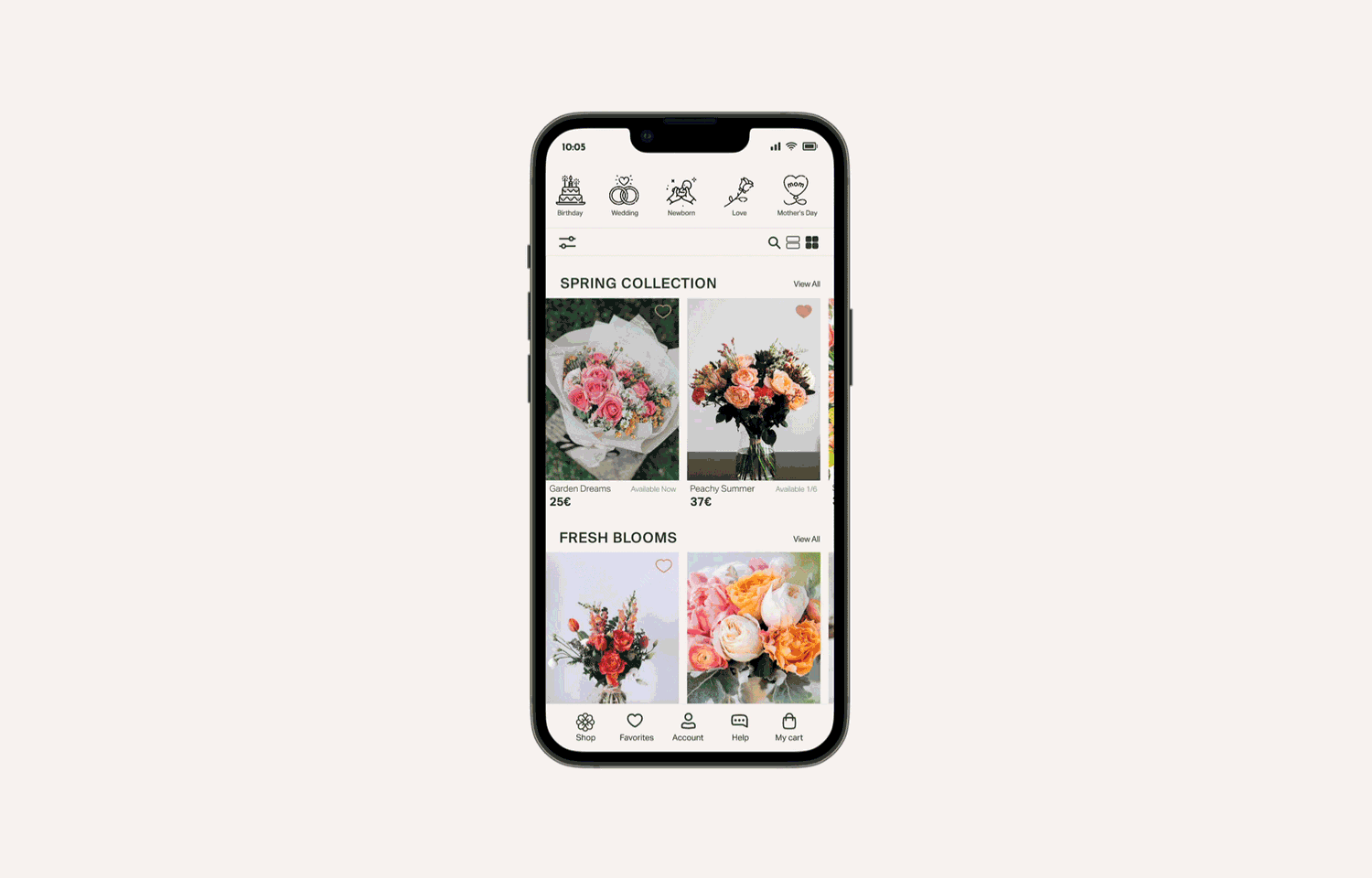 White Hart Flower App - UX Case Study app case study design design iteration figma graphic design interaction design interface design prototype ui ux design wireframe