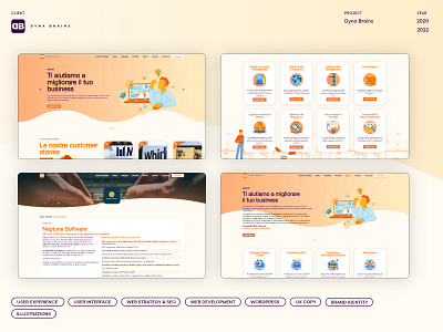 Dyna Brains - Website Concept & Development branding design graphic design illustration ui ux vector