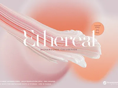 Ethereal Grainy Gradient Backgrounds abstract aesthetic background backgrounds colorful design gradient gradients graphic holographic illustration neon poster shapes texture textures