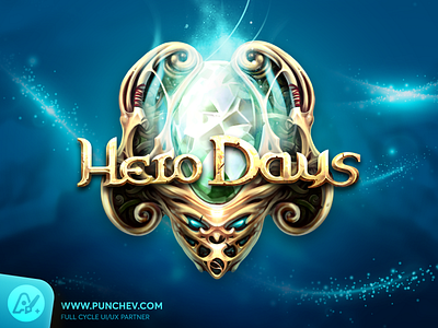 Hero Days Logo Design art game game art game logo logo logo design