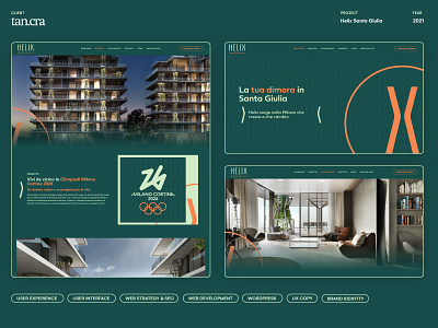 Helix Santa Giulia - Website Concept & Development branding design graphic design logo ui ux vector