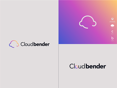 Cloudbender Logo design branding design graphic design icon logo typography