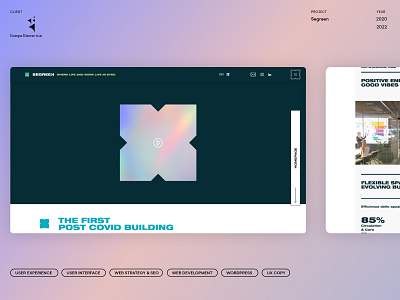 Segreen - Website Concept & Development branding design graphic design ui ux vector