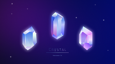 Inktober '21: Crystal crystal figma inktober october ui vector vector art