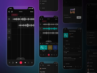 Music App Dark Theme designs, themes, templates and downloadable graphic  elements on Dribbble