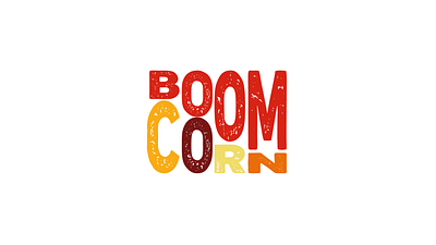 BOOMCORN branding logo typography