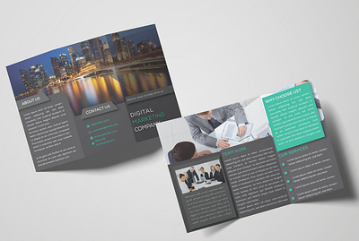 Trifold Brochure branding brochure design design flyer illustration photoshop ui