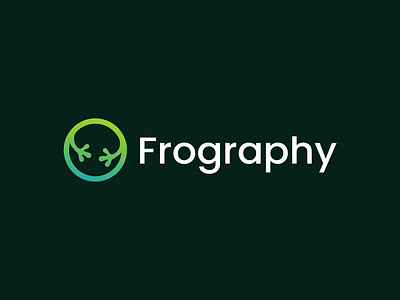 Frography logo design 3d app icon brand branding creative earth ecology finance frog frog logo icon icon design logo logo design logotype minimalist modern logo nature simple logo unique