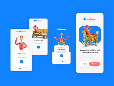 LiveGroup Product Design app design appdesign product design productdesign ui ux