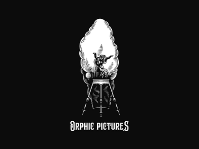 Orphic Pictures classic handdrawn illustration logo oracle vintage vintagelogo