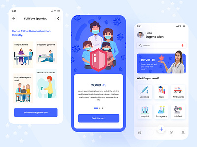 (COVID-19) Mobile App UI Exploration app design app ux design corona corona app virua corona virus coronavirus covid19 design logo mobile mobile app mobile app covid19 mobile app design mobile ui pandemic ui ui design uiux ux virus