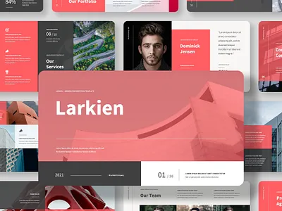 Larkien - Multipurpose Business Presentation Template business corporate design google slides template keynote template layout multipurpose powerpoint template presentation presentation template
