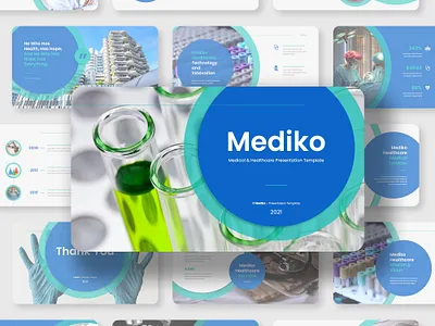 Mediko - Medical & Healthcare Presentation Template business corporate design google slides template healthcare keynote template layout medical powerpoint template presentation presentation template