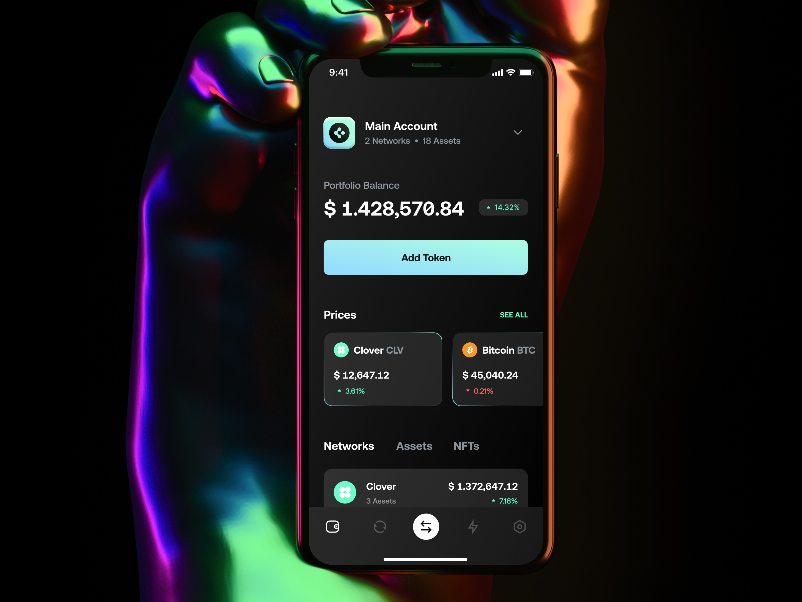 Clover Finance Wallet Application with New Branding and Logo by Batuhan on  Dribbble