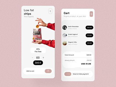 Foodsio Application Concept. appdesign clean creative design designinspiration figma foodsio graphic design minimal mobileapp organic ui uidesigners uigarage uigers uiux ux uxdesigners uxtrends