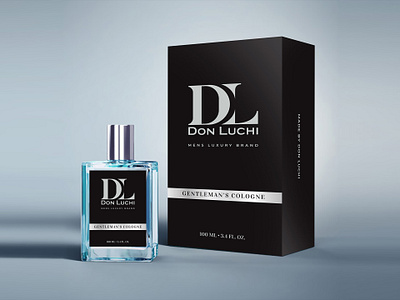 Men's Cologne Design Project for 'Don Luchi poster